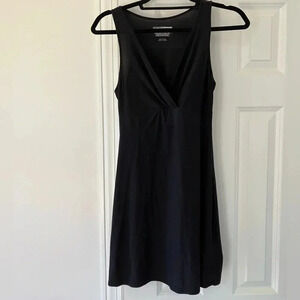 EUC Studio Donatella Black V-neck Sleeveless Camisole Dress Nightgown Small